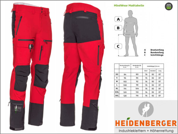 100205 Arbeitshose MindWear Rot