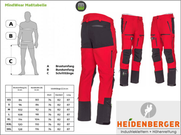 100205 Arbeitshose MindWear Rot
